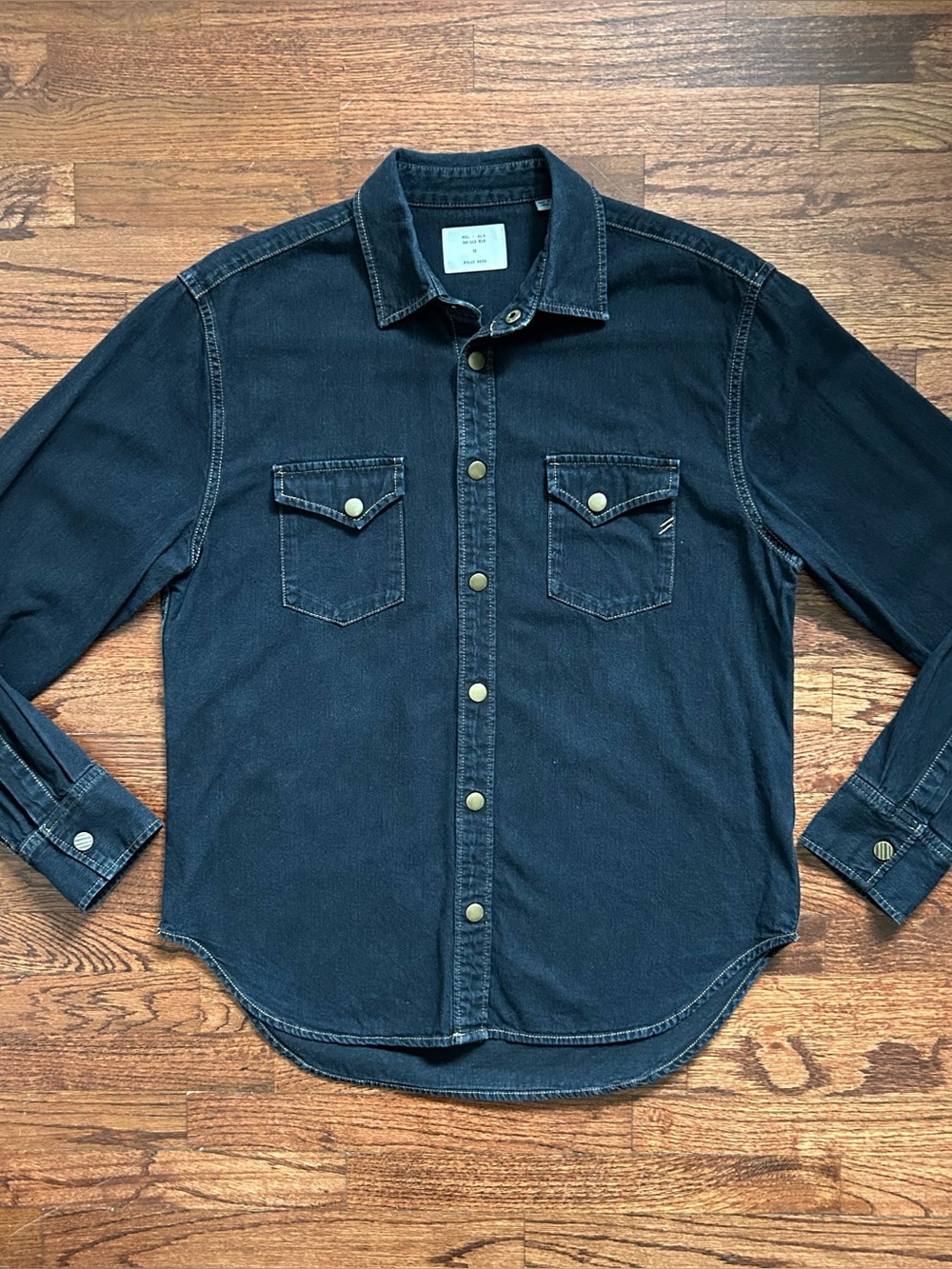 Billy Reid Shoals Denim Shirt - Picture 5 of 11
